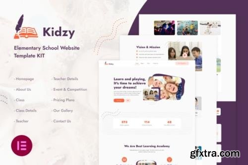 ThemeForest - Kidzy v1.0.1 - Elementary School Elementor Template Kit - 32823524