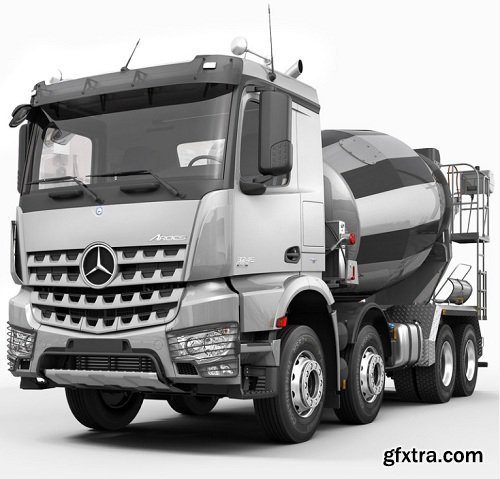 Mercedes Arocs Mixer 3D Model