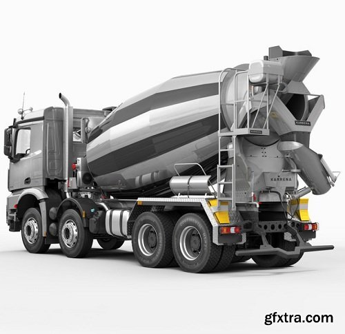 Mercedes Arocs Mixer 3D Model