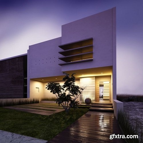 Villa Exterior Scene 10