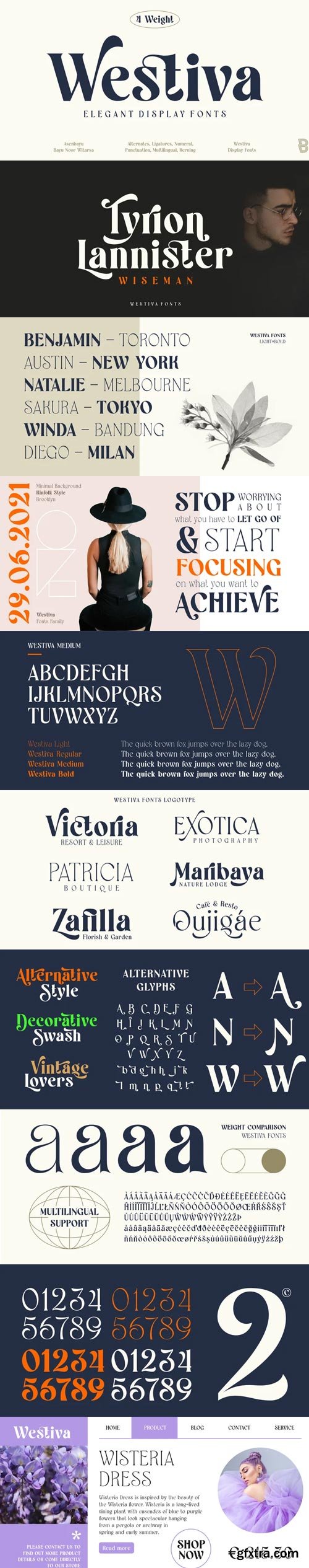 Westiva Font Family