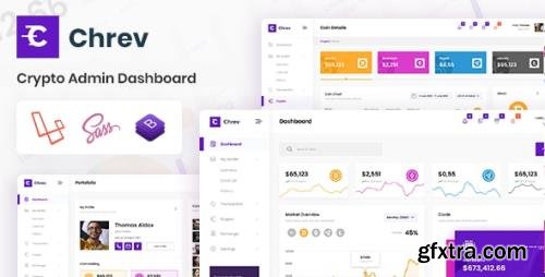 ThemeForest - Chrev v1.0 - Crypto Laravel Admin Dashboard & Bootstrap Template - 29315336