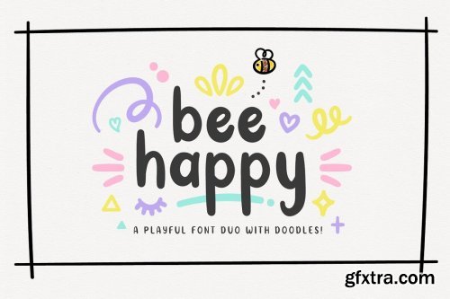 CreativeMarket - The Cutesy Font Bundle • 9 Fonts! 5498545