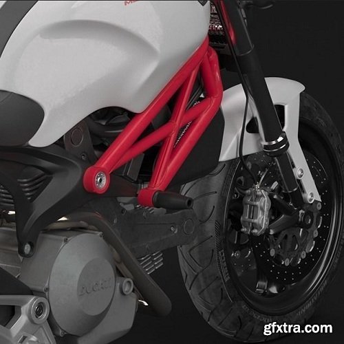 Ducati Monster 696 3D model