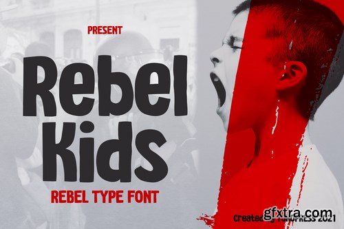 Rebel Kids - Modern rebel font