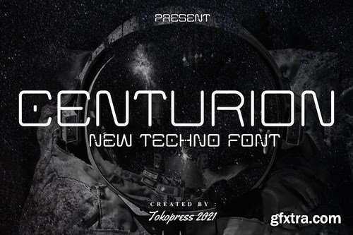 CENTURION - futuristic font