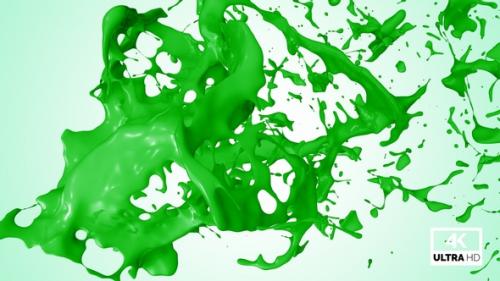 Videohive - Splash Of Green Paint V4 - 32930732 - 32930732