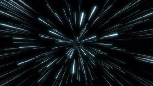 Videohive - 3d Gif Motion Design Blue Streaks Space Flight Futuristic Speed Motion Flare Abstract Background - 32931075 - 32931075