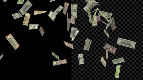 Videohive - Flying Dollars V8 - 32931085 - 32931085