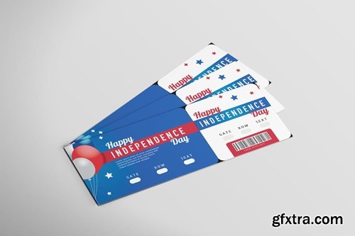 The 4th Of July - Ticket Design