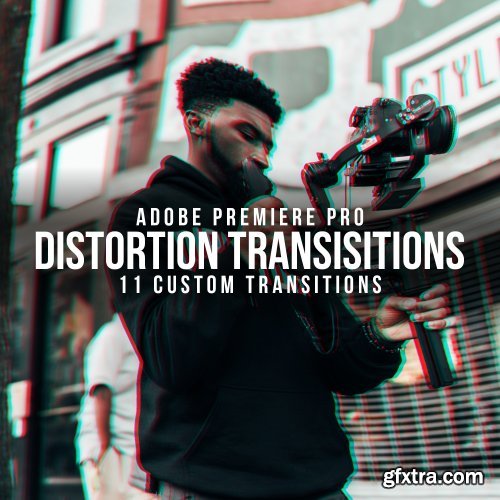 Distortion Transitions Pack | ADOBE PREMIERE PRO