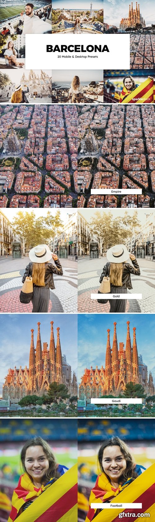 20 Barcelona Lightroom Presets & LUTs