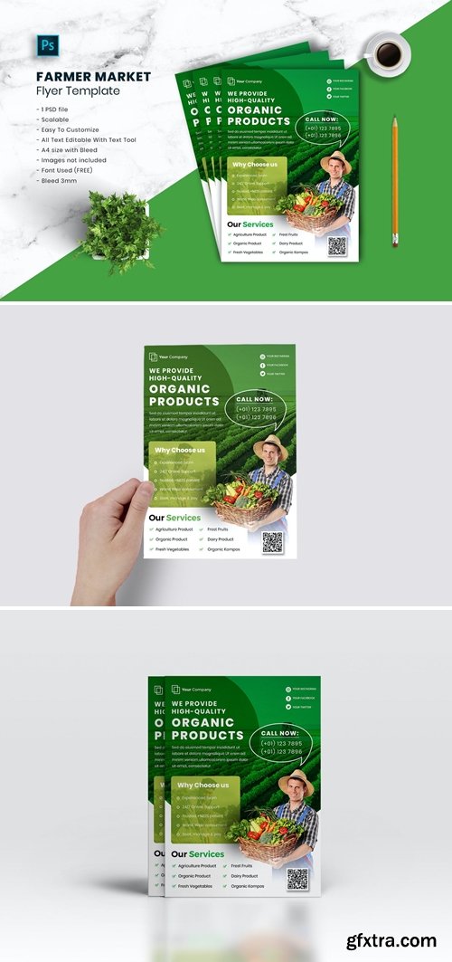 Farmer Flyer Template vol.01