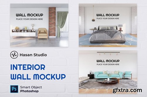 Interior Modern Room Wall Mockup - Nuzie