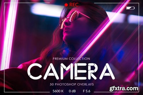 CreativeMarket - Camera Photoshop Overlays 4723761