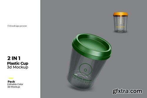 Plastic Cup 3D Mock Up