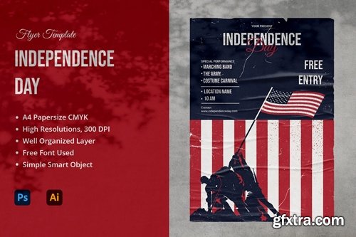 4th of July Celebration Poster and Flyer