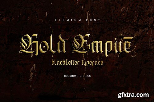 Gold Empire - Blackletter Font