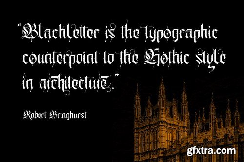 Gold Empire - Blackletter Font