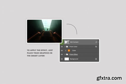 CreativeMarket - Prism Lens Photo Effect Mockup  5668756