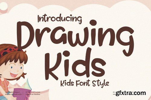 Drawing Kids Quirky Font