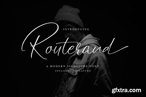 Routerand - Signature Font