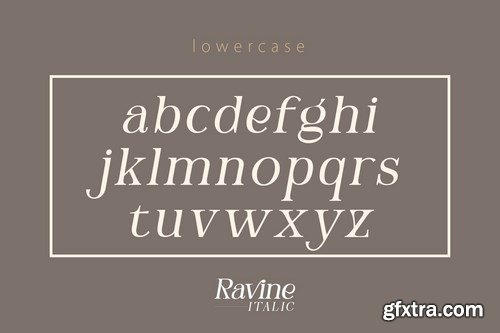 RAVINE ITALIC - Modern Serif