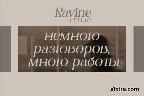 RAVINE ITALIC - Modern Serif