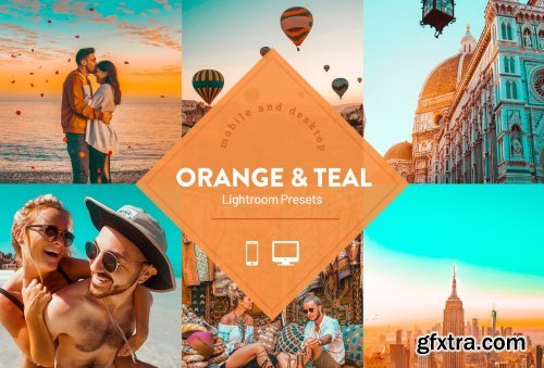 CreativeMarket - Orange & Teal Lightroom Presets 5331432