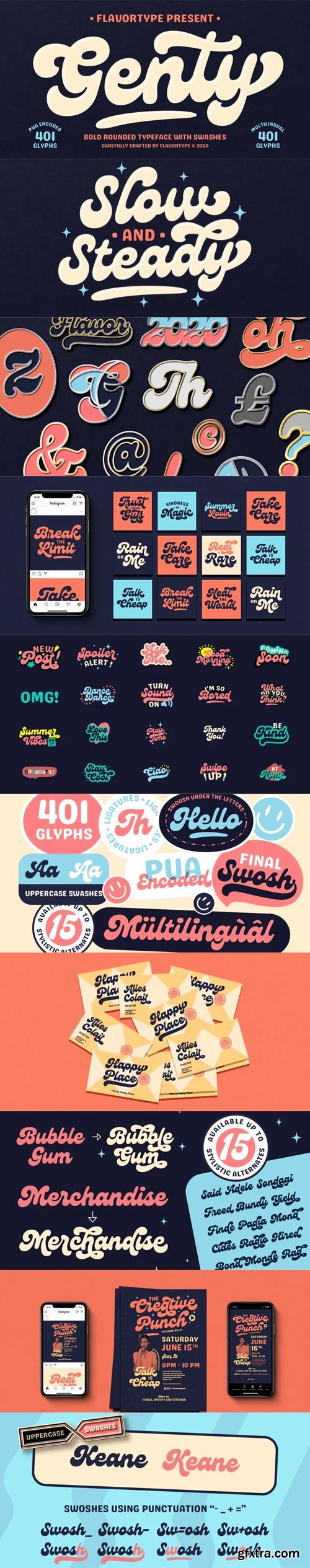 Genty Font Family