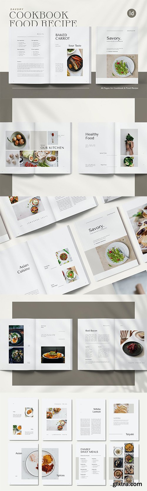 SAVORY Cookbook & Food Recipe 