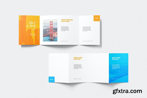 Landscape Brochure Mockup 53A62VD