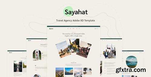 Sayahat - Travel Agency Adobe XD Template 32772446