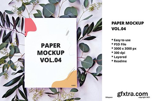 Paper Mockup Vol.04 8AKNGQV