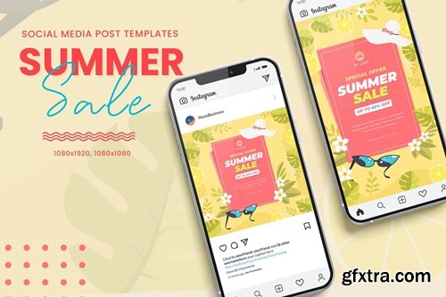 Hello Summer Sale Banner Templates