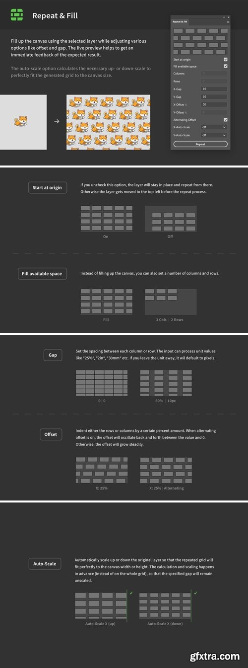 CreativeMarket - Repeat & Fill – Pattern Grid Creator For Photoshop 6256080