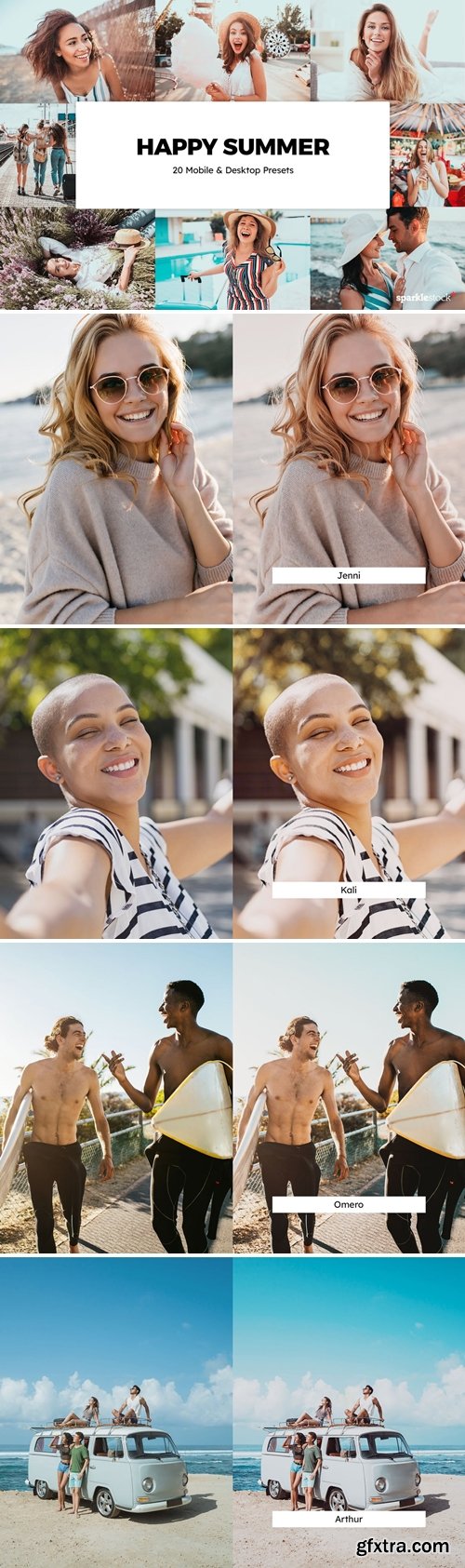 20 Happy Summer Lightroom Presets & LUTs