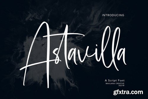 Astavilla Script Font