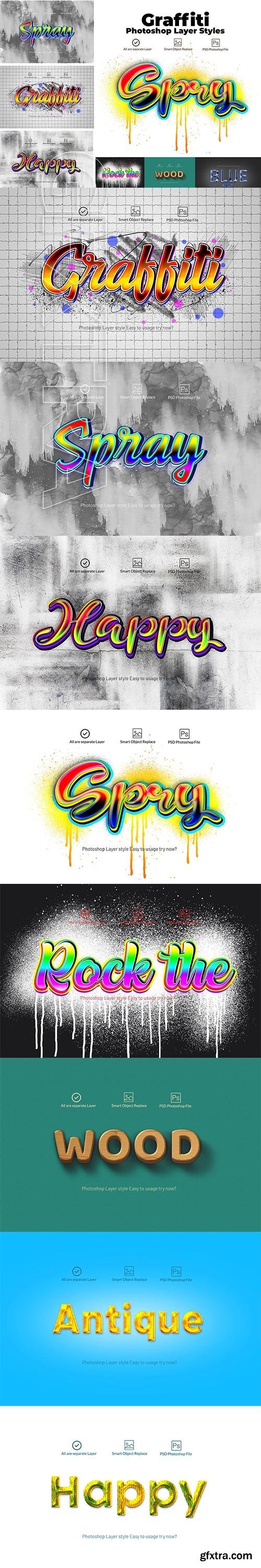 CreativeMarket - Graffiti Layer Styles 4006263