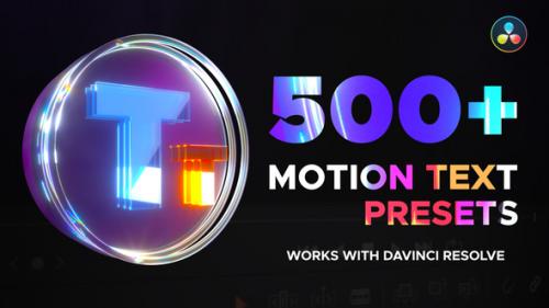 Videohive - Text Presets for DaVinci Resolve - 32562489 - 32562489