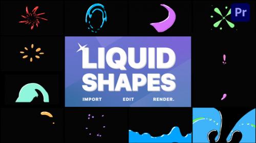 Videohive - Liquid Shapes | Premiere Pro MOGRT - 32857171 - 32857171