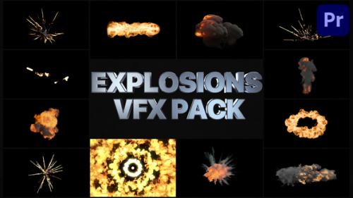 Videohive - VFX Explosions Pack | Premiere Pro MOGRT - 32901722 - 32901722