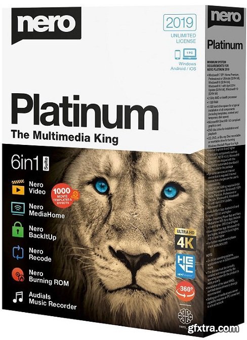 Nero Platinum 2019 Suite 20.0.07900 Multilingual