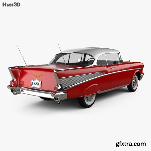 Chevrolet Bel Air Sport Coupe 1957 3D model