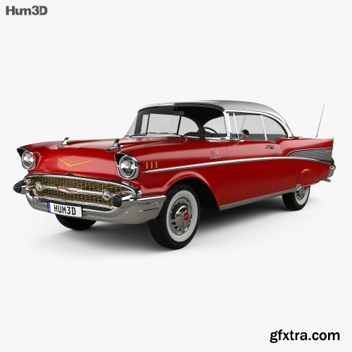 Chevrolet Bel Air Sport Coupe 1957 3D model