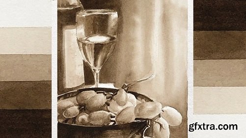 The Value of Monochrome: Paint a Watercolor Still-Life with Just One Color