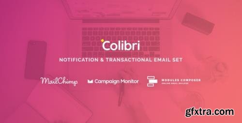 ThemeForest - Colibri v1.0 - Notification & Transactional Email Templates with Online Builder - 32809361