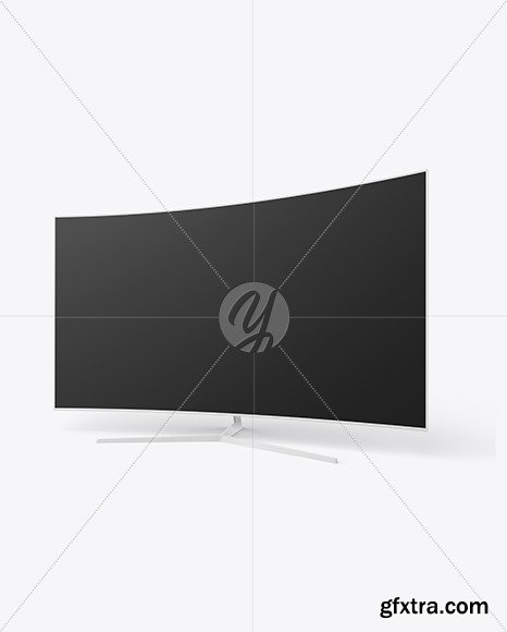 Curved Tv Mockup 85204