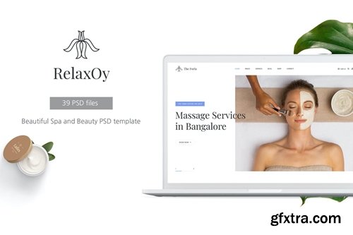 RelaxOy - Spa & Beauty PSD Template