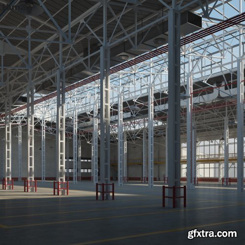 Warehouse 01 3D model